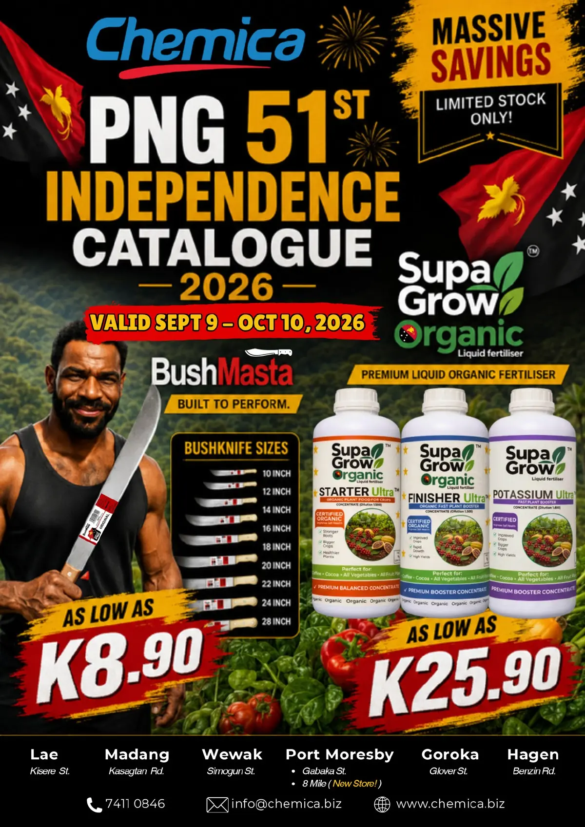 Chemica PNG 51st Independence Catalogue 2026 cover