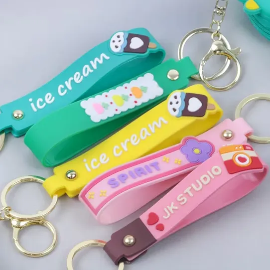 Toy Keychain Characters w/Silicon Strap TY986334
