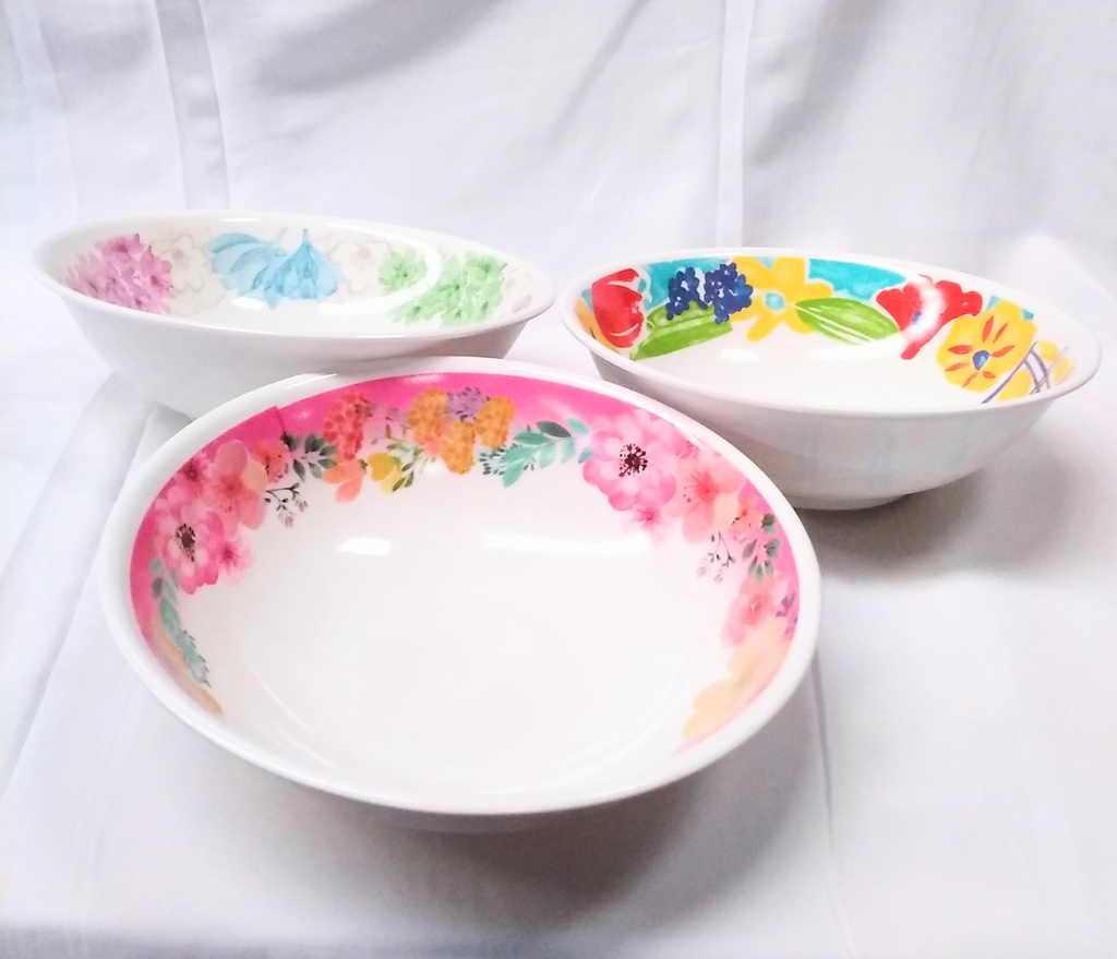 Bowl Pattern Plastic 8"8069