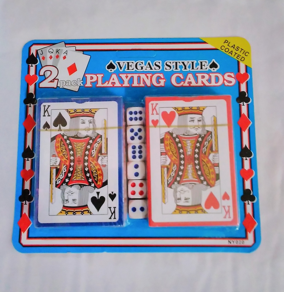 [VI7616] Playing Cards Vegas 2pk 