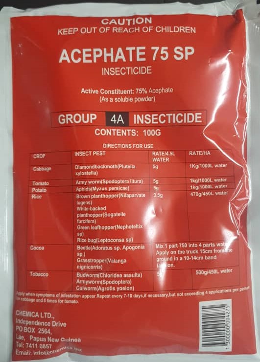 Acephate 750g/kg SP 100g/pkt