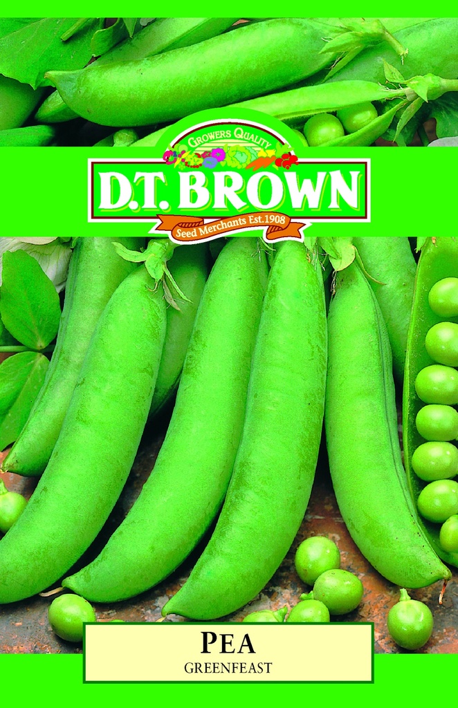 [SD0308]  Seed Mr Fothergill'sl Pea Greenfeast 25g #2259
