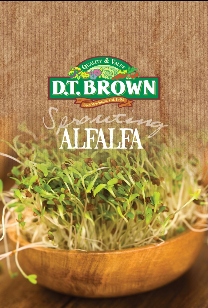 [SD0313]  Seed Mr Fothergill'sl Alfalfa Sprouts 35g #2317