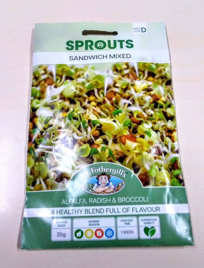 [SD0319]  Seed Mr Fothergill'sl Sandwich 35g #3002