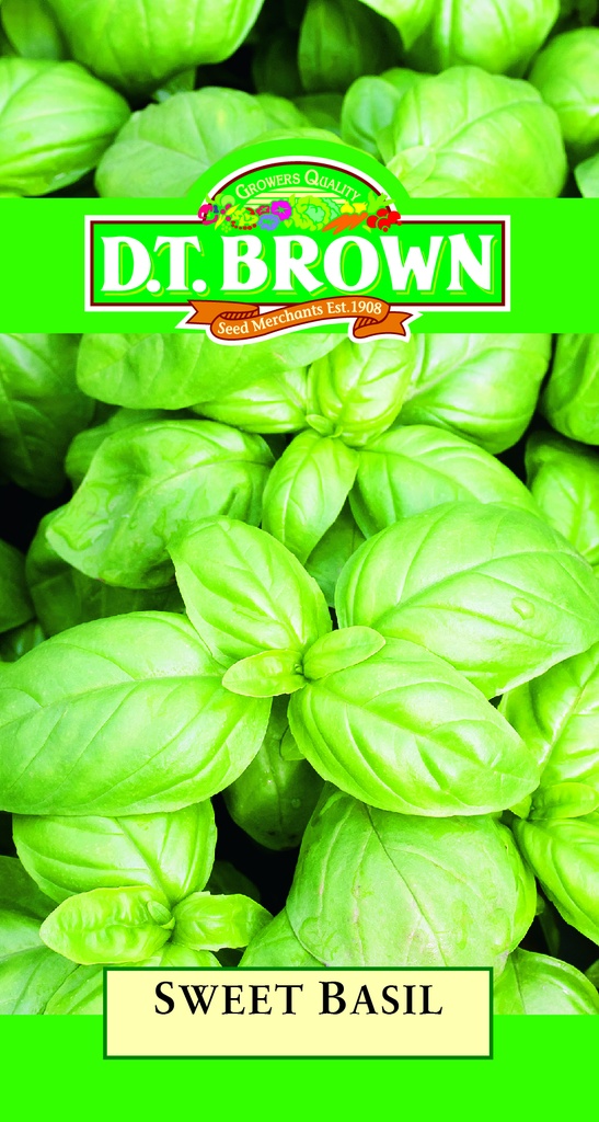 [SD0320]  Seed Mr Fothergill'sl Basil Sweet 1.368g #2702