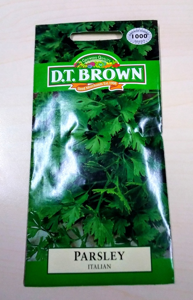 [SD0326]  Seed Mr Fothergill'sl Parsley Italian 1.321g #2232