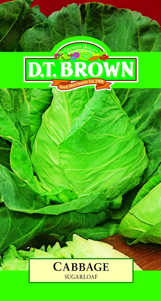 Seed Mr Fothergill'sl Cabbage Sugarloaf 2.173g #2216