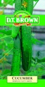  Seed Mr Fothergill'sl Cucumber B/less Tasty 0.312g #2095