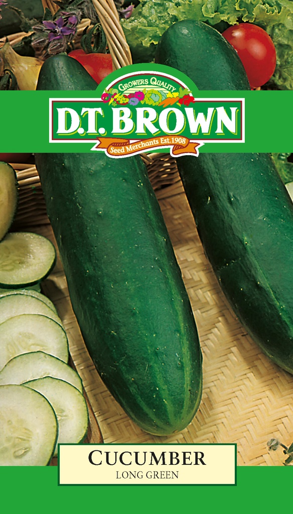[SD0340] Seed Mr Fothergill'sl Cucumber Long Grn 1.558g #2219