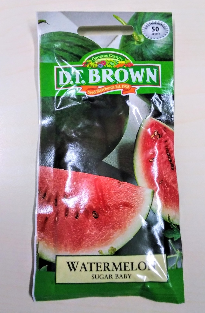 [SD0369] Seed Mr Fothergill'sl Watermelon Sugar Baby 2.396g #2247