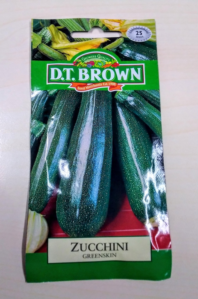 Seed Zucchini Greenskin 5.042g MFG2248