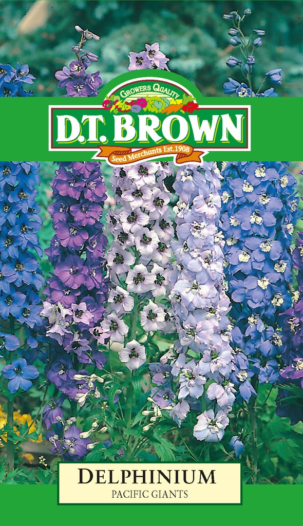  Seed Mr Fothergill'sl Delphinium Pac.Giants 0.247g #020