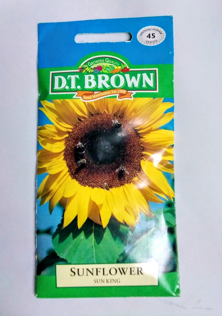 Seed Sunflower Sun King 3.6g MFG493