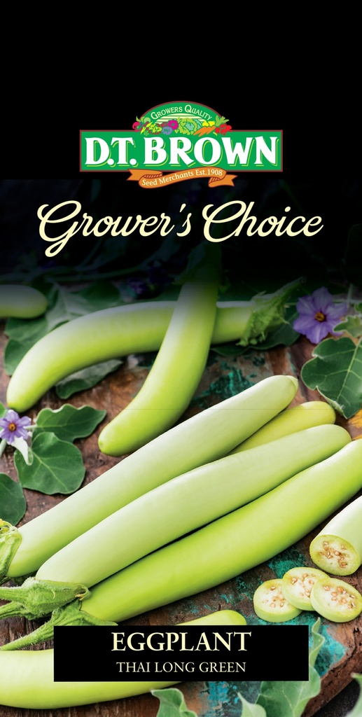 [SD0393]  Seed Mr Fothergill'sl Eggplant Thai Long Grn #