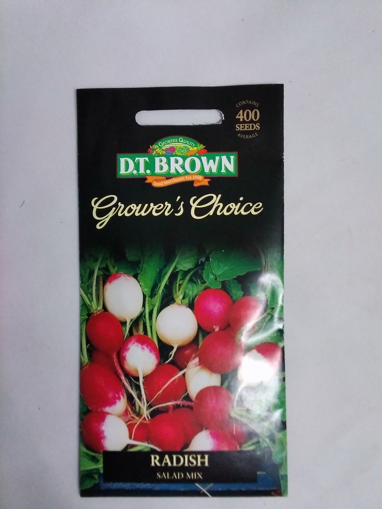 [SD0395]  Seed Mr Fothergill'sl Salad Radish Mix 4.238g #2331