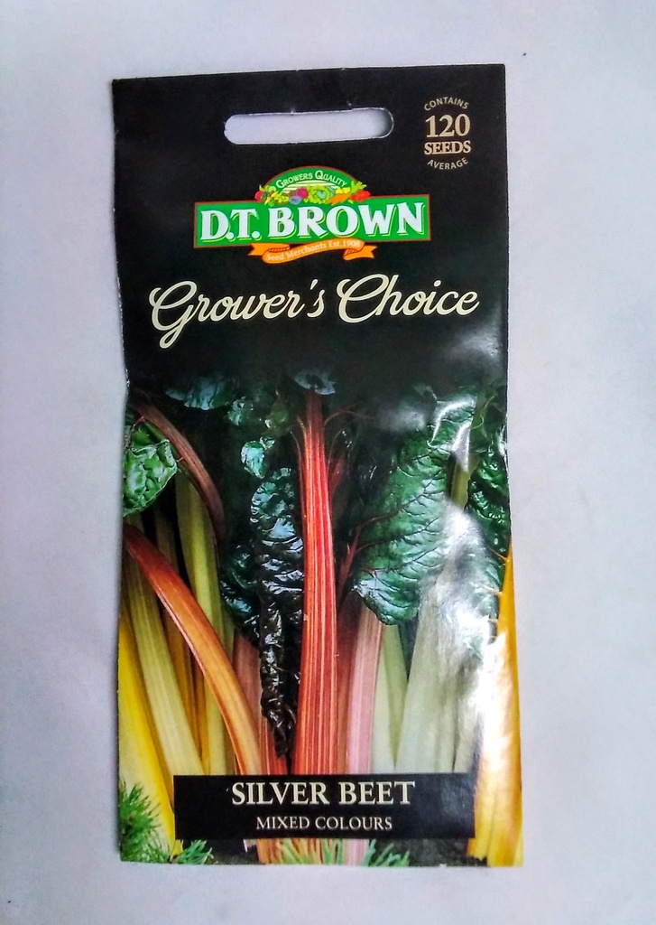  Seed Mr Fothergill'sl Silverbeet Mixd Col 2.16g #2333