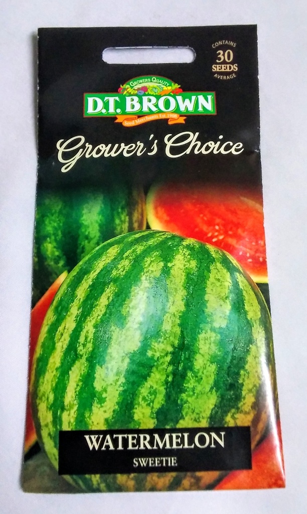 [SD0399]  Seed Mr Fothergill'sl Watermelon Sweetie 1.452g #2336