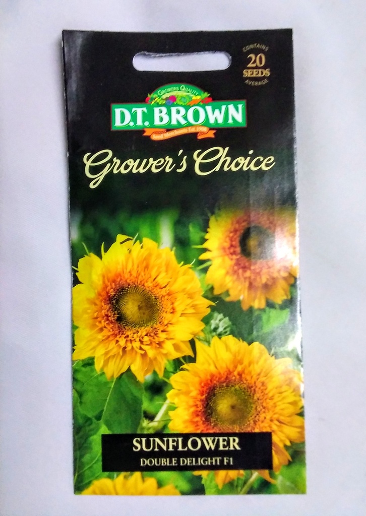  Seed Mr Fothergill'sl Sunflower Dbl Delight F1 0.625g #2352