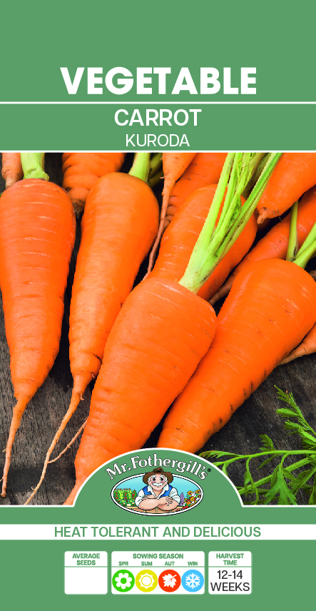 Seed Mr Fothergill'sl Carrot Kuroda 0.53g #5143