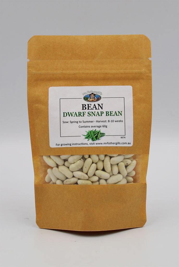  Seed Mr Fothergill'sl Bean Dwarf Snap BP60g #6074