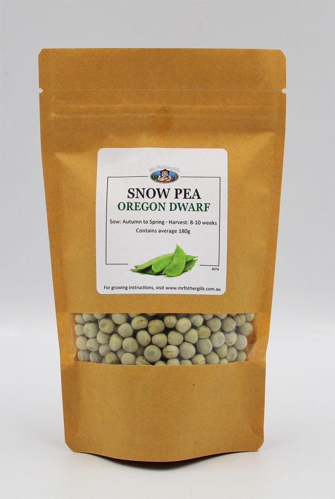 [SD0417]  Seed Mr Fothergill'sl Pea Snow Pea BP180g #6076