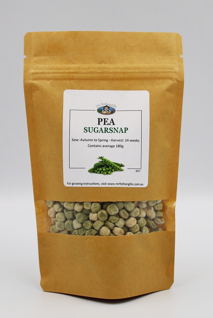Seed Pea Sugarsnap BP180g MFG6077