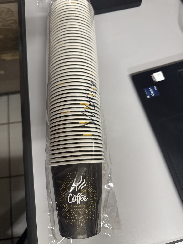 Disposable Cup Coffee Single wall 9oz 908 50pcs/pkt