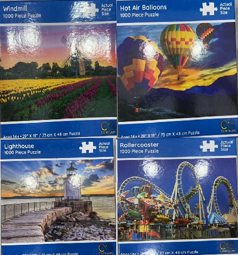 Puzzle 4Model "Butterflies"1000pcs Yunhong 10 to13