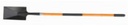 Spade HANTOP Squ/Head Black Long F/glass Handle 