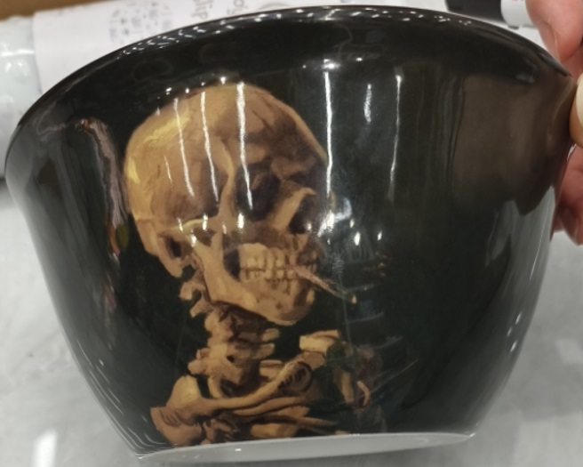 Bowl Ceramic Skeleton Design JX1414