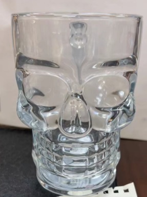 Glass Drinking Beer W/Handle OY-04