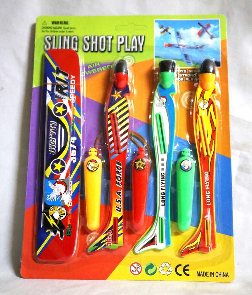 Toy Sling Shot Plane No.JY3388 TY873552