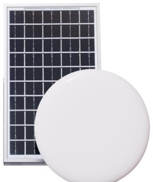 Solar Moon Light Lamp W/Panel 1800LM SEM-L