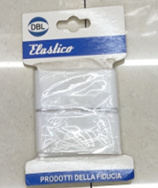 [FC6048] Sewing Elastic Wht 3cmx2m DBL 35416-7