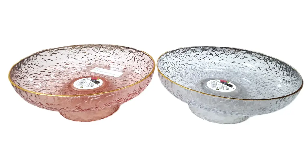 Plate Pet Round W/Gold Liner 26*10cm 1059