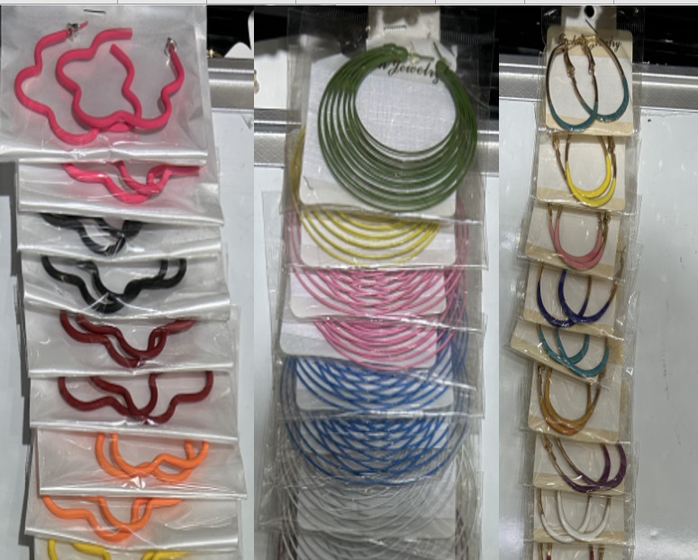 Jewellery Earrings Style 2pcs/card 4241-1-2-3