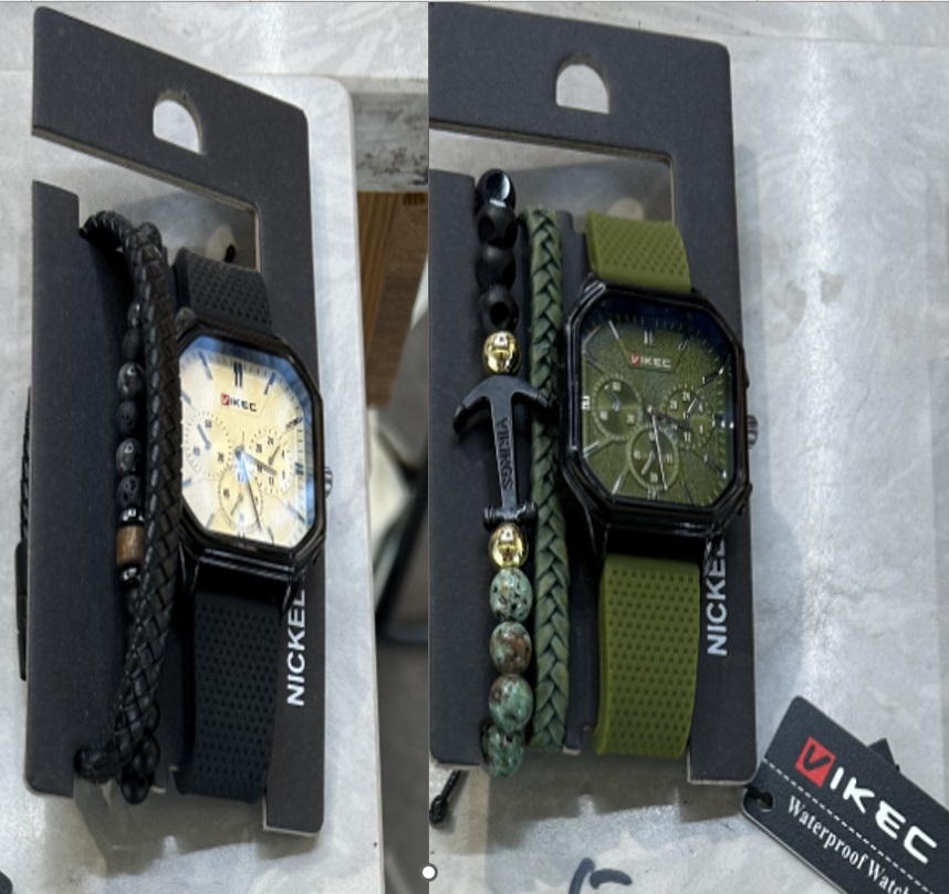 Watch+Wrap Braided Braclet 3pcs/set 4455-5-6