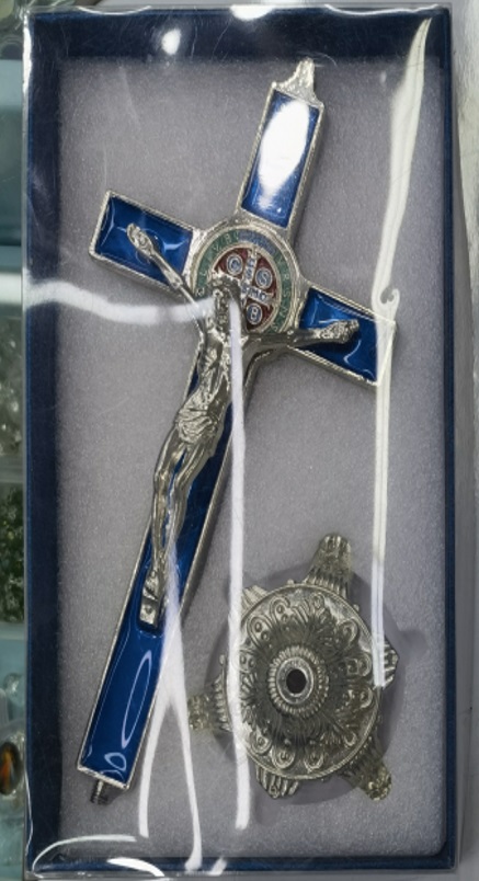 [ST2175] Christian Cross W/ Stand Alloy 4296-4