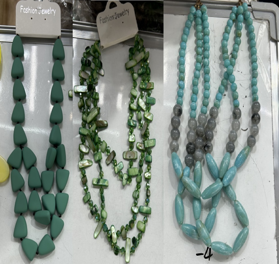 Jewellery Necklace W/ Multi Strand Pendant 4340-2-3-4 