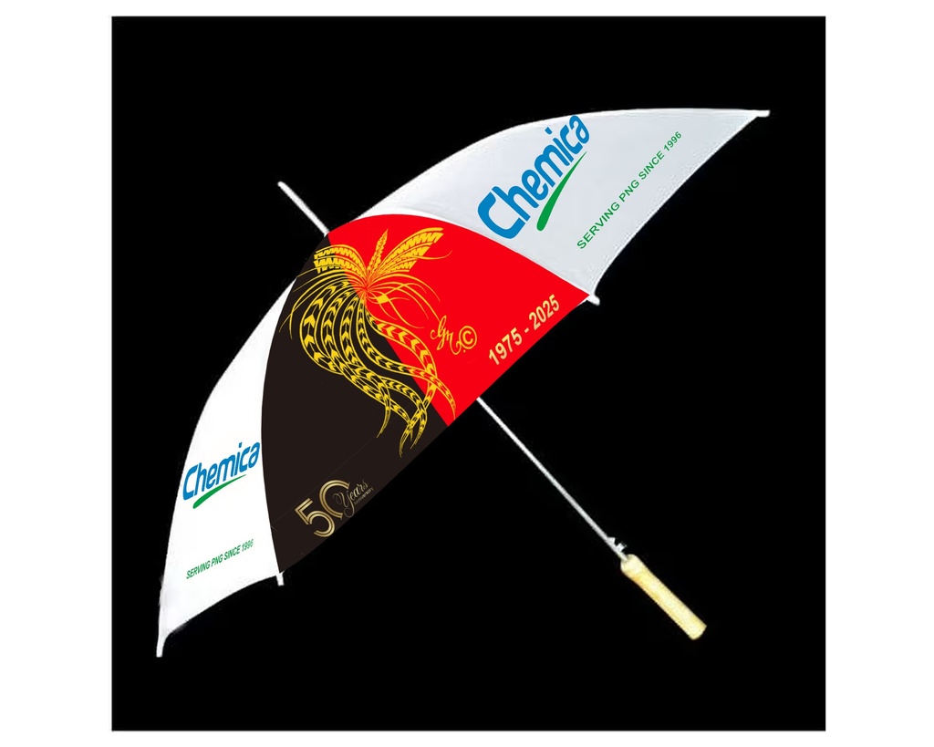 Umbrella 30"Golf Grip Chemica/Bird Paradise Logo 50years