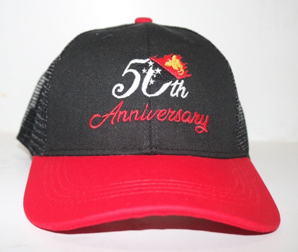 Cap Baseball Trucker W/Hologram Sticker PNG 50Years