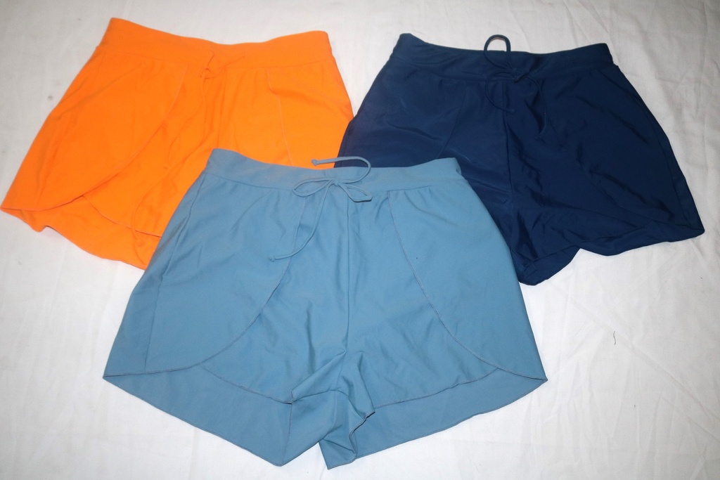 [FC6114] Shorts Ladies Stretch Clear Tag Sz S-2XL MW88-7