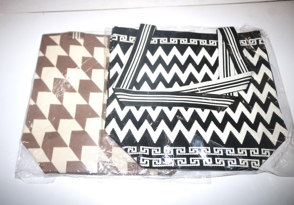 [VI8268] Bag Ladies B&W Asst Stretch 2 designs SL25-8
