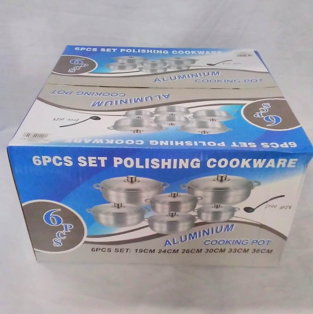 Pot Cooking Alu SY49-2 6Pcs/Set 