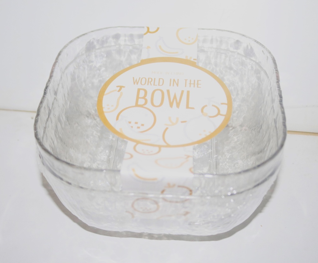 Bowl Pet Sq 15Cm 2Pc/Set
