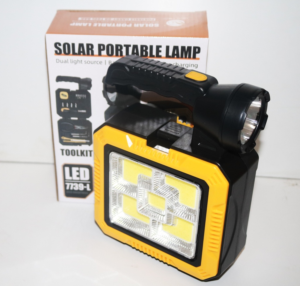 [VI8349] Torch + Lantern x1 Solar W/Tool Set COB 7739-C GM93-7