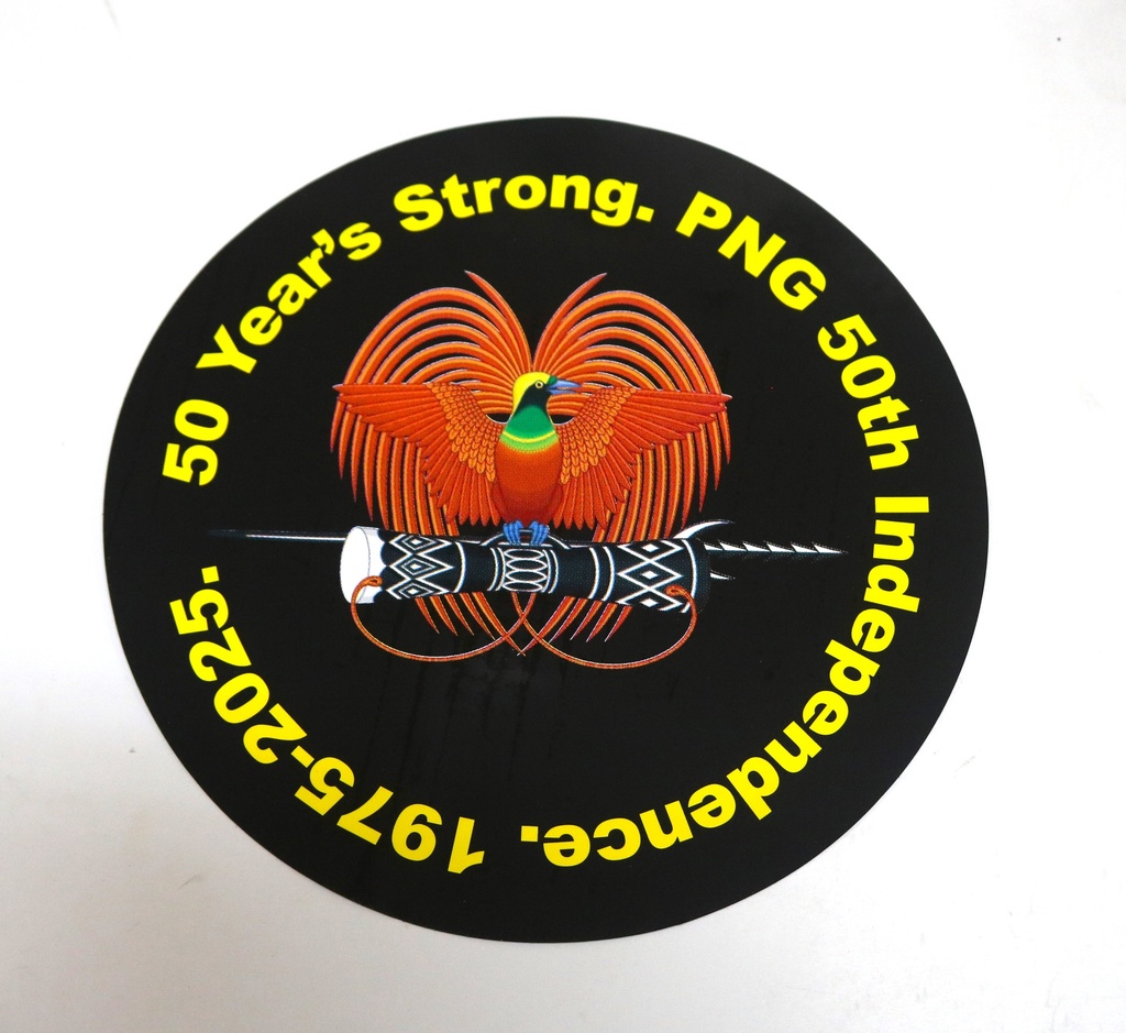 Sticker Windscreen Rear PNG 50 years Strong LYT-02
