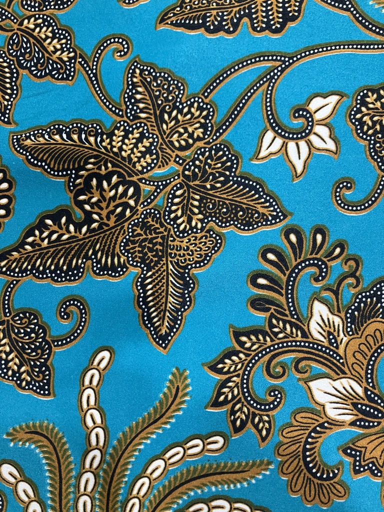 [FC5999-6863] Fabric Printed Satin Velvet 58 '' : Design #6863