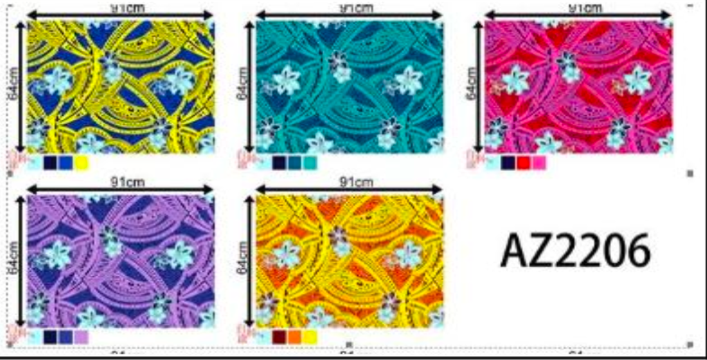 Fabric Jumping Fish 35/36" AZ2206