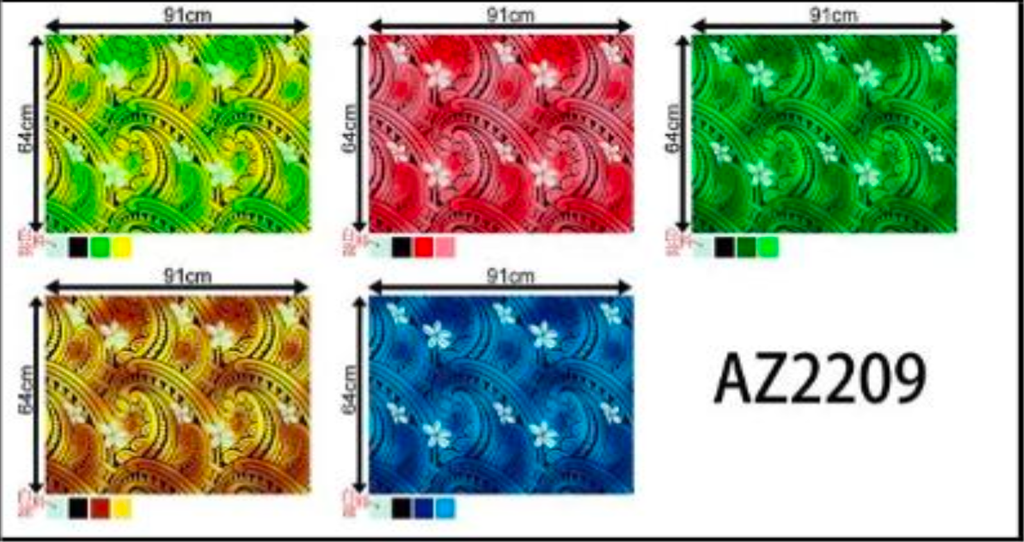 Fabric Jumping Fish 35/36" AZ2209